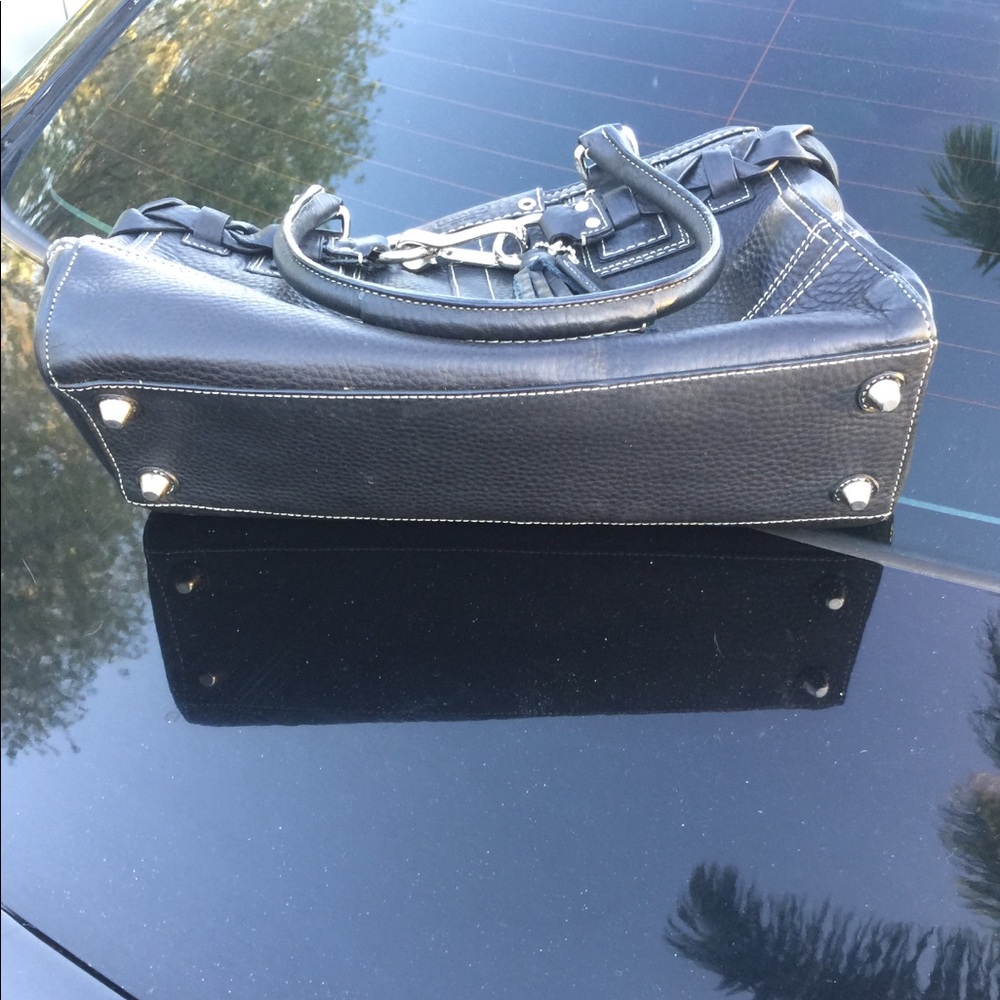 CCO 8Sep23 - Coach Classic Hamptons Black Leather Jackie O Bag - HP 18Aug2022! - Picture 4 of 6